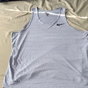 Nike Light Gray Dri-FIT Tank
